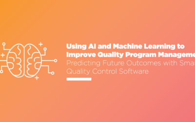 Using AI and Machine Learning to Improve Quality Program Management