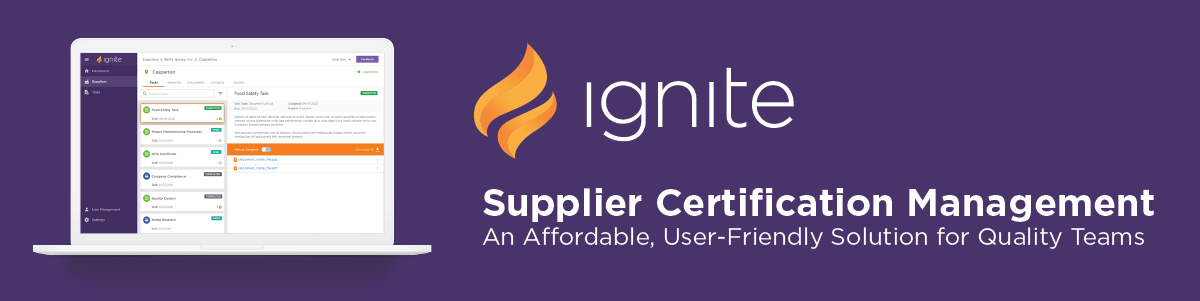 Supplier Certification Management: A New Year’s Resolution That’s Easy to Keep