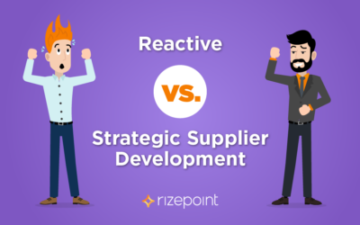 Reactive Vs. Strategic Supplier Development
